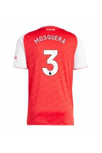 Fotbalové Dres Arsenal Cristhian Mosquera #3 Domácí Oblečení 2025-26 Krátký Rukáv